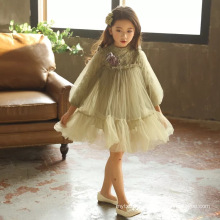 wholesale latest dress designs puffy little flower girl dress